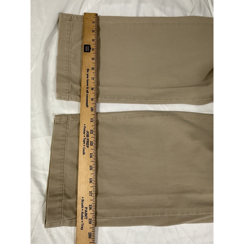 Polo Ralph Lauren Chino Pants Mens Size 38x35 Pleated Tan 100% Cotton‎ - Picture 14 of 15